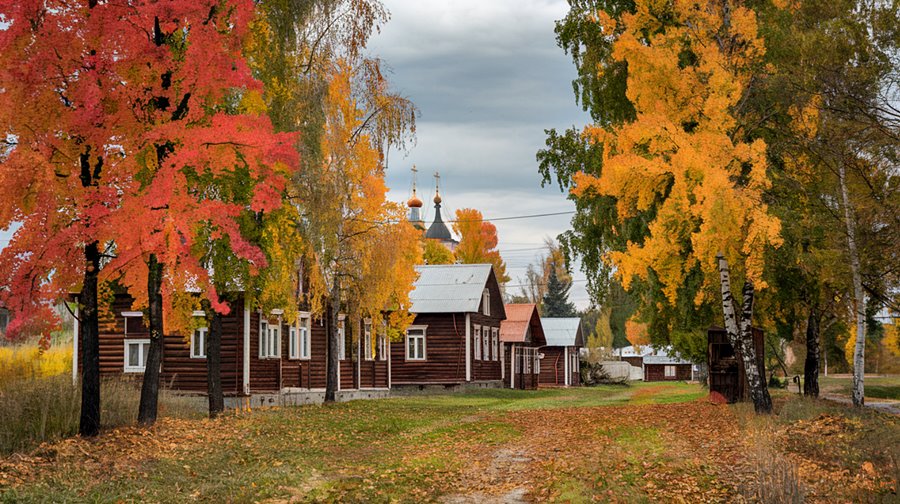 Осень в деревне