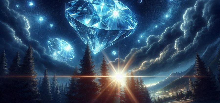 Небо в алмазах арт картинка