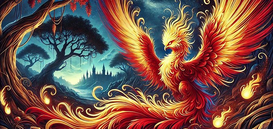 Жар-птица из славянской мифологии арт
