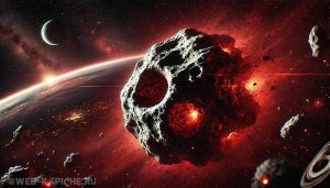Астероид Бенну арт иллюстрация