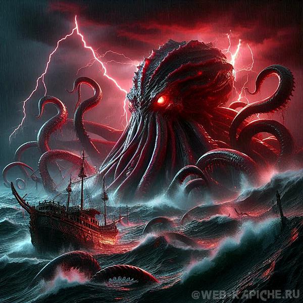 Кракен арт изображение