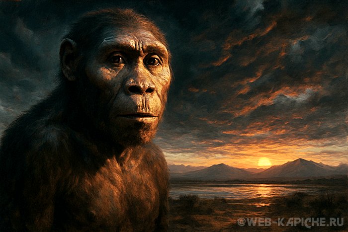 Homo rudolfensis арт иллюстрация