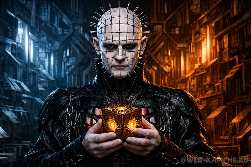 Пинхед арт иллюстрация