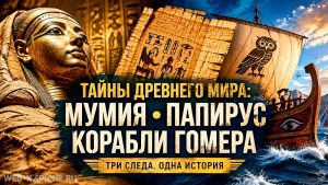 Мумия, папирус, корабли Гомера