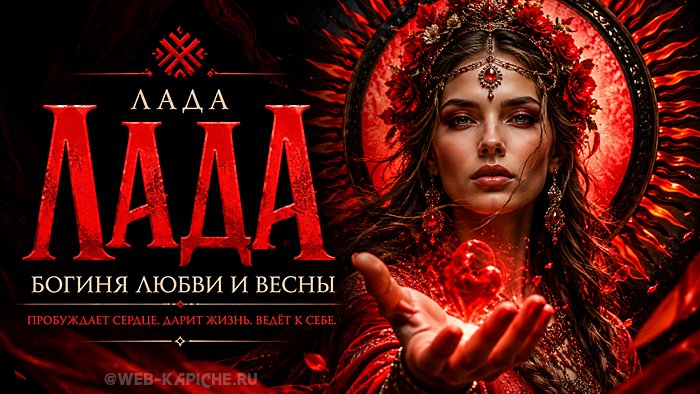 Славянская богиня Лада иллюстрация